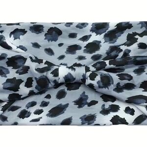 Leopard Print Gray & Black Headband